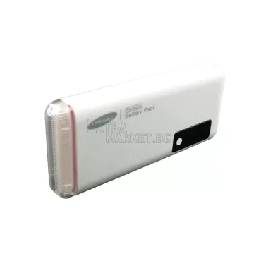 Мощна батерия Power Bank с дисплей и фенер - 35000 mAh