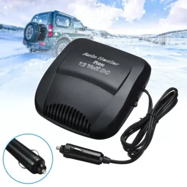 Мощна 150W вентилаторна печка за автомобил на 12 V (Захранване от авто запалка)