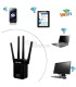 Мощен Wi-Fi повторител с 4 антени