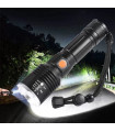 Мощен метален LED акумулаторен CREE прожектор-фенер Р50