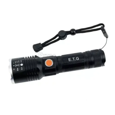 Мощен метален LED акумулаторен CREE прожектор-фенер Р50