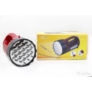 Мощен Led фенер YAJIA с вградена акумулаторна батерия