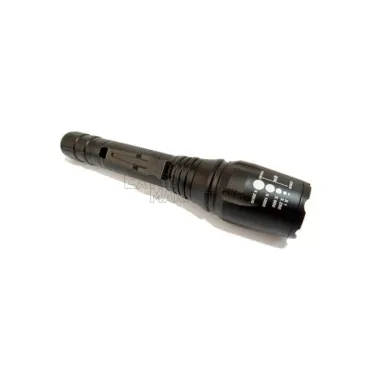 Мощен акумулаторен метален CREE LED T6 фенер със зуум функция