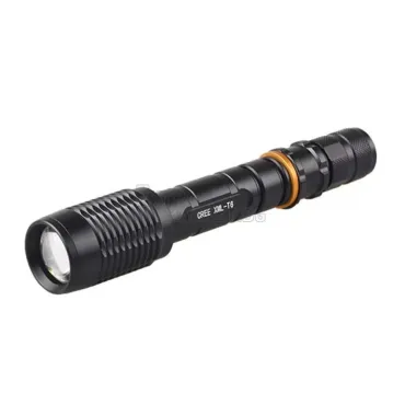 Мощен акумулаторен CREE LED T6 фенер POLICE 800000W