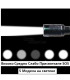 Мощен акумулаторен CREE LED T6 фенер POLICE 800000W