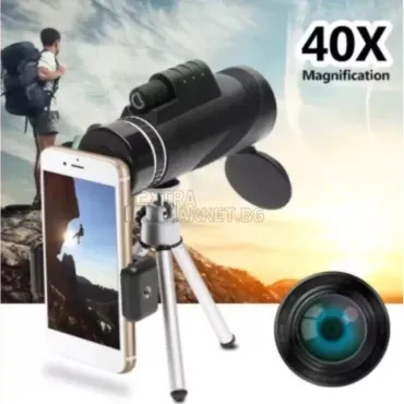 Монокъл BUSHNELL 40х60 с висока разделителна способност и статив