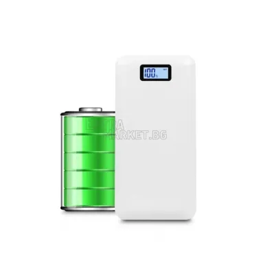 Мобилна батерия Power Bank с дисплей 30000 mah за телефон
