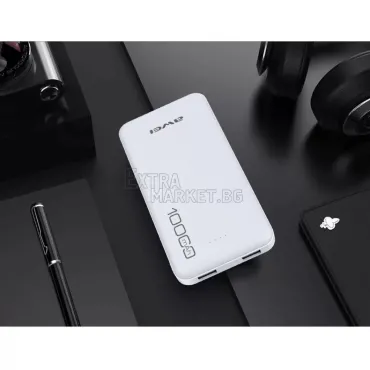 Мобилна батерия AWEI Power Bank 10000 mah за телефон/таблет