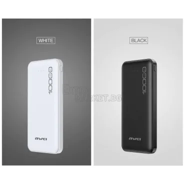 Мобилна батерия AWEI Power Bank 10000 mah за телефон/таблет