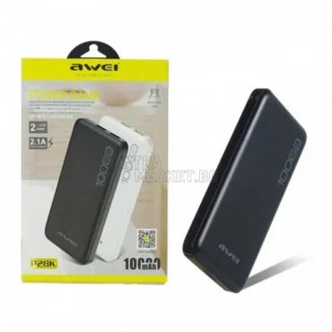Мобилна батерия AWEI Power Bank 10000 mah за телефон/таблет