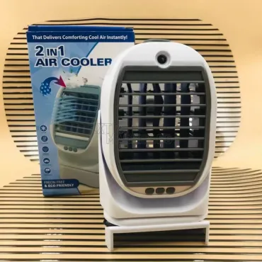 Мобилен охладител Air Cooler 2 в 1 - климатик и вентилатор в едно