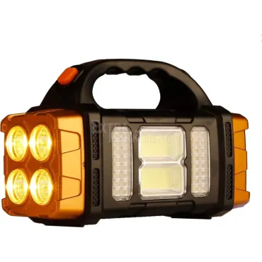Многофункционален LED преносим фенер HB-2678 с USB и соларно зареждане