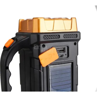 Многофункционален LED преносим фенер HB-2678 с USB и соларно зареждане