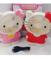 Мини вентилатор с презареждаема батерия Hello Kitty