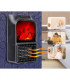 Мини печка духалка Flame Heater имитираща жив огън