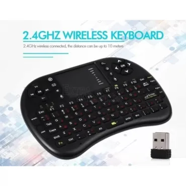 Мини безжична клавиатура с тъч пад (2.4GHz Wireless)