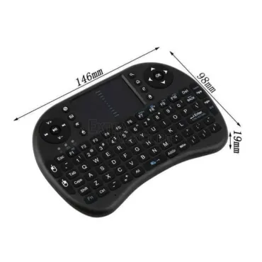 Мини безжична клавиатура с тъч пад (2.4GHz Wireless)