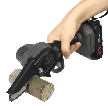 Мини акумулаторен трион с 2 броя батерии 24V