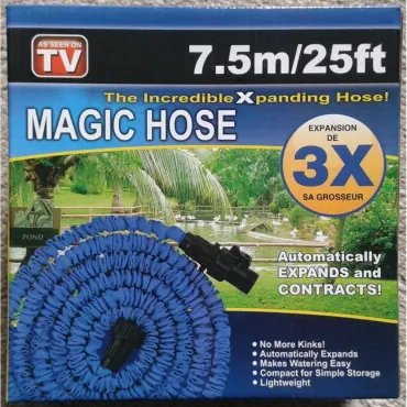 Магически разгъваем маркуч за поливане MAGIC HOSE 7.5 метра