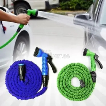 Магически разгъваем маркуч за поливане MAGIC HOSE 60 метра