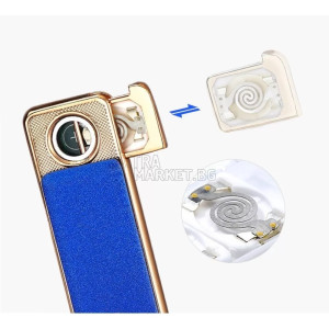 Луксозна USB електронна запалка с резервни нагреватели