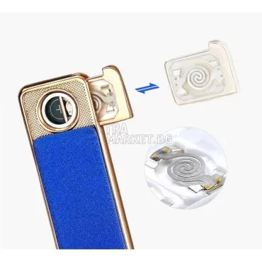 Луксозна USB електронна запалка с резервни нагреватели