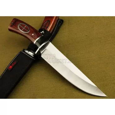 Ловджийски нож с дървена дръжка Columbia USA Saber