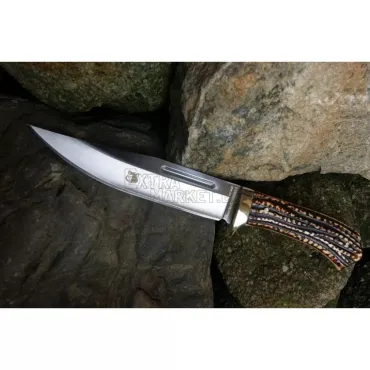 Ловджийски нож (Columbia USA Saber) с рогова дръжка