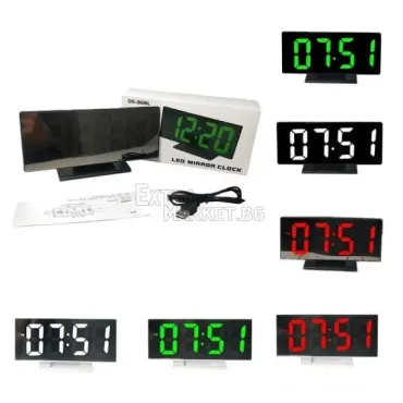 LED цифров огледален часовник