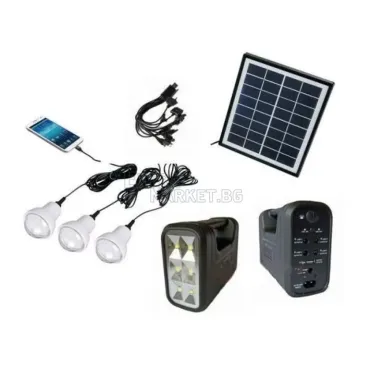 LED Соларна система за осветление GD LITE-GD8007-зарядно за телефон