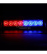 LED сигнална лампа стробоскоп 12V за предно стъкло на кола
