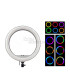 LED Ринг-лампа RGB (14 инча) 15 Цвята+Бяло с трипод 210 сантиметра