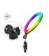 LED Ринг-лампа RGB (12 инча) 15 Цвята+Бяло с трипод 210 сантиметра