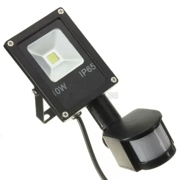 Led прожектор със сензор за движение 10W (Влагозащитен)