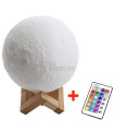 LED Озаряваща луна-лампа 3D Moon light със сензорно управление