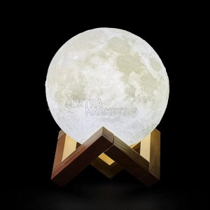 LED Озаряваща луна-лампа 3D Moon light със сензорно управление