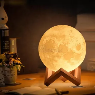 LED Озаряваща луна-лампа 3D Moon light със сензорно управление