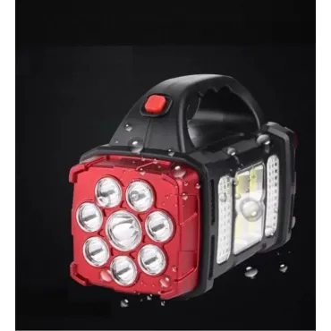 LED многофункционален преносим авариен прожектор-фенер с USB/соларно зареждане