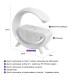 LED Безжично зарядно радио колонка лампа Bluetooth