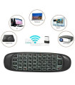 LED Безжична Qwerty Клавиатура с Air Mouse Дистанционно