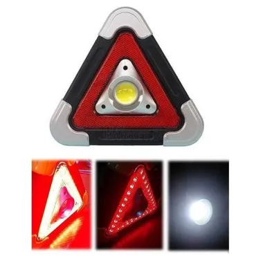 Лед акумулаторен авариен COB триъгълник LED прожектор със соларно зареждане