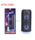 KTS-1180 Колона с Bluetooth свързване (Led осветление) и два говорителя (2 x 5 Watt)
