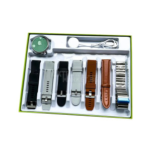 Кръгъл Смарт часовник D9-WATCH 4 със седем каишки