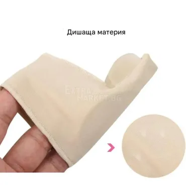 Коректор ортеза разделител за пръстите на краката комплект два броя