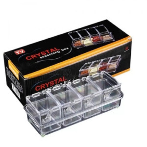 Комплект за подправки Crystal seasoning box