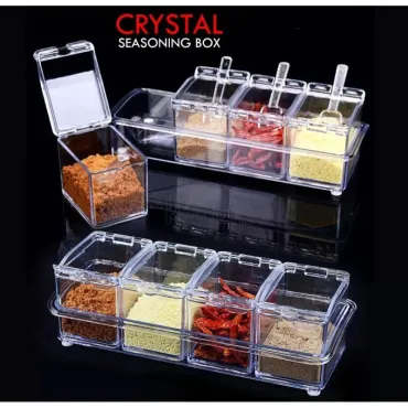 Комплект за подправки Crystal seasoning box