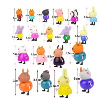 Комплект за игра 25 части Peppa Pig и Приятели Emily, Rebecca, Suzy