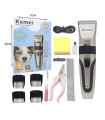 Комплект машинка за подстригване на любимци KEMEI KM-1056