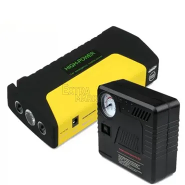 Комплект компресор и стартер за кола High Power Jump Starter