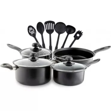 Комплект 13 части тенджери, кесерола и тиган заедно с прибори royal mark